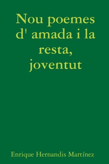 Nou Poemes d'amada (Poesia) 2019